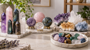 Crystal Towers, Spheres, Clusters & Tumbled Stones