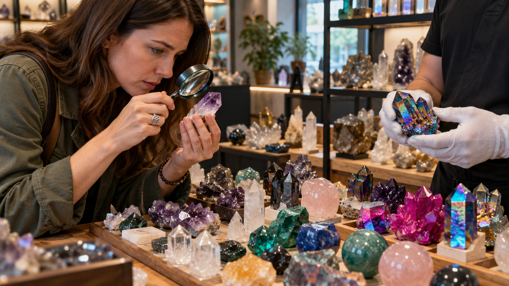 Dyed, Heat-Treated & Coated Crystals